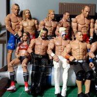 หุ่นโมเดลนักมวยปล้ำ Randy Orton Hเหี้ย Cena MATTEL ขนาด6นิ้ว