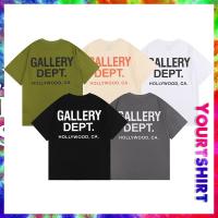 2023 NewGallery Dept เสื้อผ้าฝ้ายเสื้อ Plus ขนาด Tshirt Hiphop Tshirt สำหรับชาย Vintage Tshirt ขนาดใหญ่ Tees แขนสั้น Minimalist โลโก้พิมพ์คู่ T เสื้อขนาดใหญ่เสื้อ