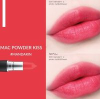 MAC Powder Kiss Lipstick สี Mandarin O ลิปสติก