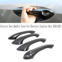 4Pcs Exterior Door Handles Car Door Handle Trim Decoration for Chevrolet Cavalier Onix 2019-2021 Kits