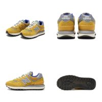 Hot Sale Original✅ Bodega- x NB* 574 Legacy- Shock Absorption Breathable Comfortable Fashion Running Shoes All-Matching Mens and Womens Casual Sneakers Yellow {Free Shipping}