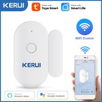 【LZ】▼☍☊  KERUI Tuya Smart Home WiFi Door Sensor Alarm Window Open Closed Detectors Magnetic Switch APP Alert Car Garden Security System