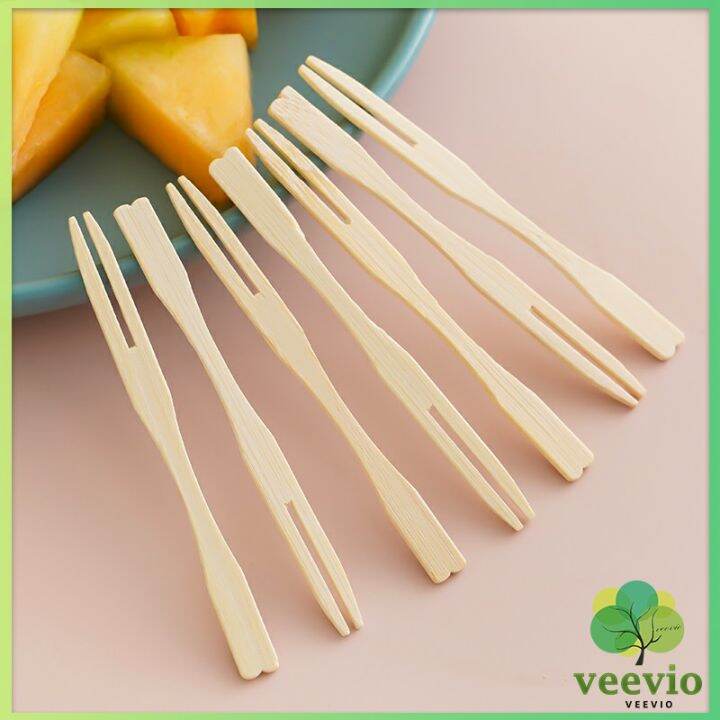 veevio-ส้อมจิ้มผลไม้-แท่งไม้ไผ่ผลไม้-ไม้ไผ่-ส้อมขนม-fruit-bamboo-sticks