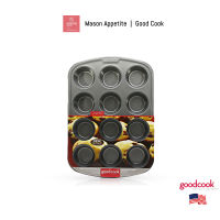 04031 GoodCook Non-Stick Muffin Pan 12cp