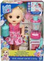 Baby Alive Magical Mixer Baby Doll Strawberry Shake, Blender