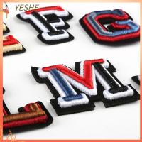 YESHE ผ้าเครื่องแต่งกาย ป้ายหมวก เหล็กบน ผสม Patches ตัวอักษร Garment Applique สติกเกอร์เสื้อผ้า ตัวอักษร Patch