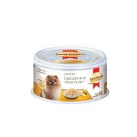 SmartHeart Gold  Chicken with Cheese in Jelly Size 80g.x 6 Cans   อาหารสุนัข ไก่พร้อมชีสในเยลลี่ ขนาด 80ก.x 6 กระป๋อง