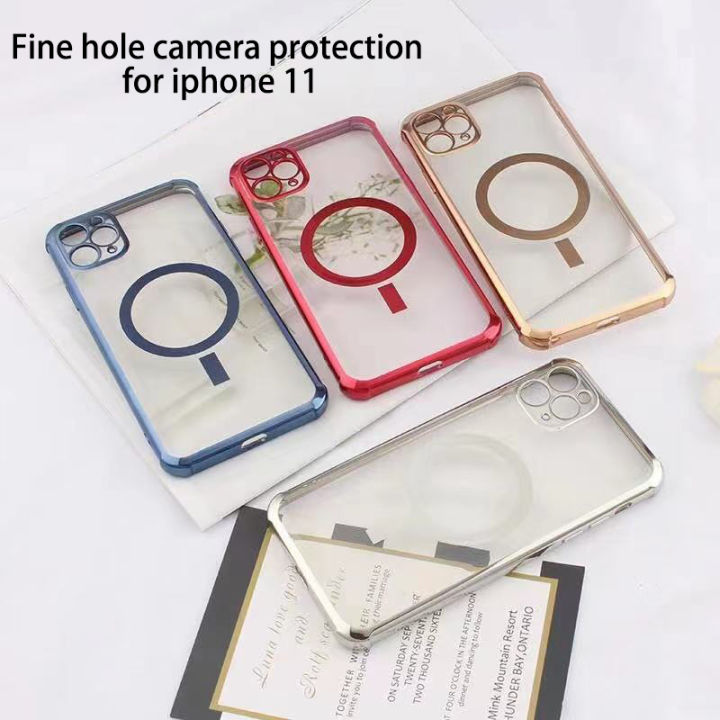 clear-magnetic-electroplating-frame-anti-drop-12-big-hole-11-fine-hole-silicone-phone-case-for-iphone-12-11-pro-max-mini