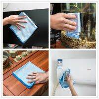 1 Pcs Random Color 2 Sizes Absorbable Soft Microfiber Lint Free Car Window Glass Cleaning Cloth Kitchen Cleaning Rags Dish Cloth Car Scouring Pad Kitchen Cleaning Tools