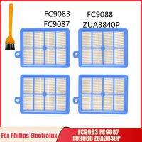 4ชิ้น HEPA กรองสำหรับฟิลิปส์ Electrolux FC9083 FC9087 FC9088 ZUA3840P เครื่องดูดฝุ่นหุ่นยนต์เปลี่ยนอุปกรณ์ทำความสะอาด