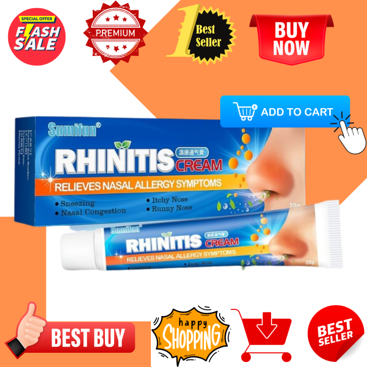 Rhinitis Cream Treatment Chronic Rhinitis Ointment Relieve Nasal ...