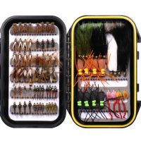 Wholesale 286492120 PCS Fishing Flies Artificial Bait For Fly Fishing Lures - Dry Wet Nymph Streamer Fishing Fly Starters