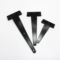 Iron Tee Hinge Black T hinges Cabinet Hinge Garden Shed 4-12inch Wooden Door Gate for Light Gates Doors Furniture Hardware Door Hardware Locks