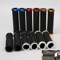 Mountain Bike Handlebar Sleeve Bicycle Accessories and Parts Rubber Grips Aluminium Alloy Cuffs Bilateral Lock Bike Accessories