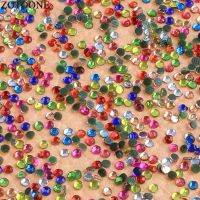 Zotoone 2mm hotfix flatback Glass MIX Color rhinestones สำหรับเล็บคริสตัลหินสำหรับตกแต่งเสื้อผ้าศิลปะการปะติด E strass