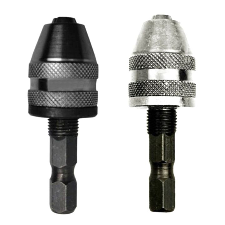 hexdrill-chuck-keyless-screwdriver-impact-driver-adaptor-electric-motor-fixture-hex-0-3-8mm