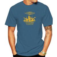 Men T Shirts Lovecraftian Rlyeh Whiskey Gold Funny Cotton Tees Classic Short Sleeve Cthulhu T Shirts Round Neck Clothes Unique XS-6XL