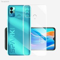 ✆ For Tecno Spark 7 Case Silicone Soft Transparent Phone Case For Tecno Spark 7 Clear Cover Funda For Tecno Spark7 Coque