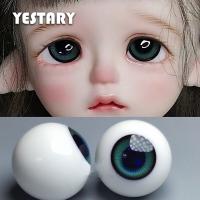 YESTARY ตาเครื่องประดับตุ๊กตา BJD สำหรับของเล่น1/3 1/4 1/6แก้วประกาย S 16มม. 14มม. สีที่เคลื่อนย้ายได้ตุ๊กตา BJD S S