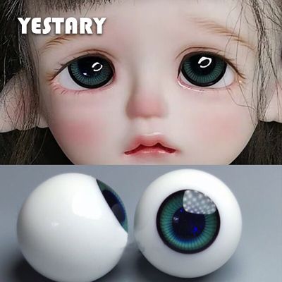 YESTARY ตาอุปกรณ์เสริมตุ๊กตา BJD สำหรับของเล่น1/3 1/4 1/6ประกายแก้วดวงตาสีที่เคลื่อนย้ายได้ขนาด16มม. 14มม. ตุ๊กตา BJD S Eyeballs
