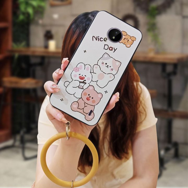 solid-color-personality-phone-case-for-nokia-c10-c20-ring-liquid-silicone-creative-simple-funny-couple-cartoon-trend