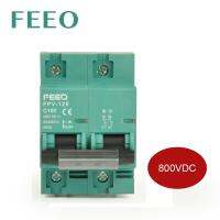 Feeo 125a 100a 80a 2P Dc 800V เบรกเกอร์เบรกเกอร์พลังงานแสงอาทิตย์สำหรับระบบ Pv C Curve Mcb ใบรับรอง Ce