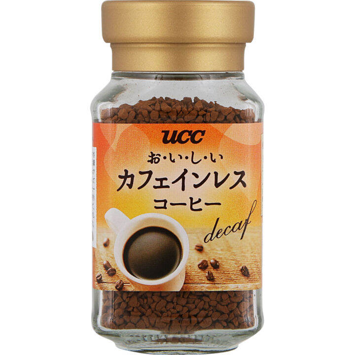 [JAPAN] UCC Delicious decaffeinated coffee jar Lazada PH