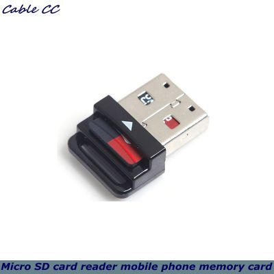 แบบพกพา USB 2.0 Micro SDXC SD TF Card Reader การ์ด Micro SD อะแดปเตอร์ Micro MicroSD TF Card Micro SDXC SDHC สูงสุด 32GB-kdddd