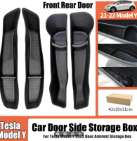 For Tesla Model Y 2023 Car Door Side Storage Box Doo