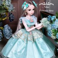 New 60 Cm Cute Cartoon Hildren Long Hair Handmade DIY Moving Doll Dress Up Play House Toys Fashion Christmas Gift 2022