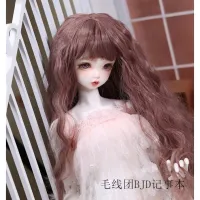 [COD][BJD Wig] {Ready Stock} BJD Doll Wig 3 Points 4 6 Giant Baby High Temperature Silk Bangs Instant Noodle Roll Long Curly Hair Multicolor (จัดส่งมากกว่า99)