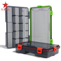 【 Ready Stock 】 Fishing Tackle Box Waterproof Adjustable Compartments Multi-functional Fishing Accessories Storage Box