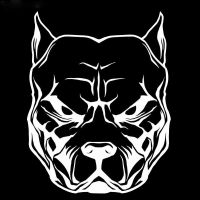 [COD] สติกเกอร์ติดรถยนต์ลายสุนัข Pit Bull Pitbull สติกเกอร์รถ Moto Auto Decal Funny JDM Vinyl Waterproof บนตกแต่งสไตล์รถ