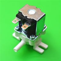 1/4 "Non-Pressure Solenoid Valve Water Inlet Non-Pressure Kitchen and Toilet Water Dispenser Fixed with 6.35mm Quick Plug Bottom Valves