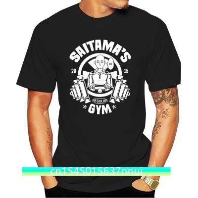 Saitamas Gym T Shirt Funny One Punch Man Anime Training Exercise Men S 2Xl Trends Tee Shirt