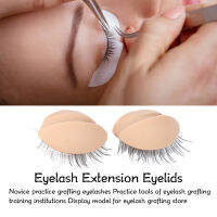 Mannequin Head Eyelids เปลี่ยนเปลือกตาได้ด้วย Eyelashes Practice Tools สำหรับ Salon