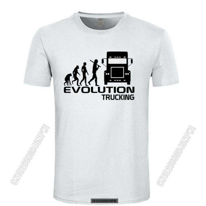 2022-brand-clothing-evolution-trucking-truck-driver-cab-gift-ideas-funny-t-shirt-men-cotton-stylish-chic-t-shirt-top-camiseta