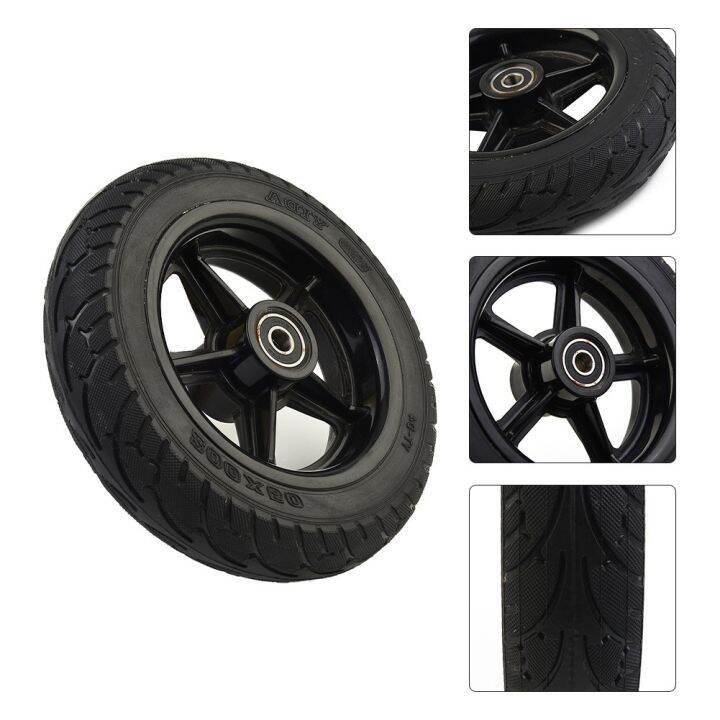 8 Inch Electric Scooter Front Wheel Solid Tire Polyurethane Rubber