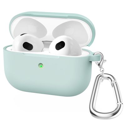 Airpods หูฟังซิลิโคนอ่อนฝาครอบป้องกันสำหรับ Apple 2021ใหม่เคส AirPods 3อุปกรณ์หูฟังไร้สายสำหรับ Airpods 3ฝาครอบหูฟัง