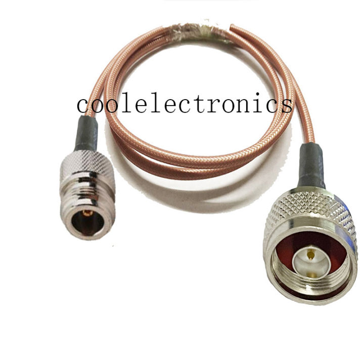 RG142 N male to N Female RF Crimp Coax Pigtail Connector Coaxial Cable  Low Loss Cable 10/15/20/30/50cm 1/2/3/5/10M