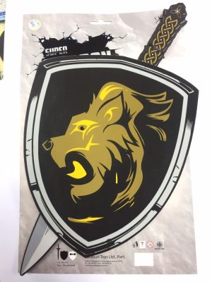 ดาบ-โล่ Sword Shield Lion (ผลิตจากวัสดุ EVA Foam)