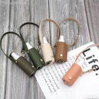 ☁♦☎  Practical Sub bottle Faux Leather Case Dispenser Bottle Wear resistant  Easy Cleaning