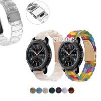 ✽ Fashion Transparent Resin Strap Band for Samsung Galaxy Gear S3 Smart Watch Repleacement Wristband for Watch 46mm Watch3 45mm