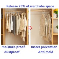 Vacuum Clothes Storage Bags Clothes Organizers Wardrobe - 1pc Closet Hanging - Aliexpress