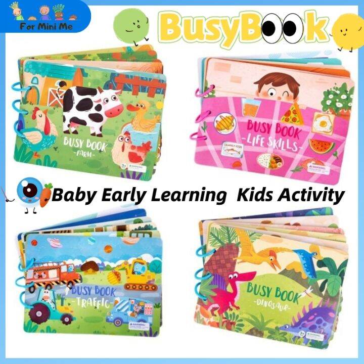 Montessori Toddler Book Toys For Children Education Activity Busy Book Montessori toddler book toys for children education activity busy book