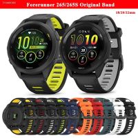 ■ Original Silicone Strap for Garmin Forerunner 265/265s/245 Official Silicone Band for Garmin Venu/Vivoactive4 3 Strap 18/20/ 22