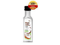 น้ำมะพร้าวสกัดเย็น Pure Virgin เพียวเวอร์จิ้น แพ็คเกจใหม่ Organic 100%  ของแท้แน่นอน ขนาด 250 ml. 1 ขวด