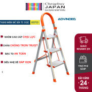 Thang nhôm ghế tay vịn chữ A bản to 3 bậc xếp gọn Chính hãng ADVINDEQ ADS