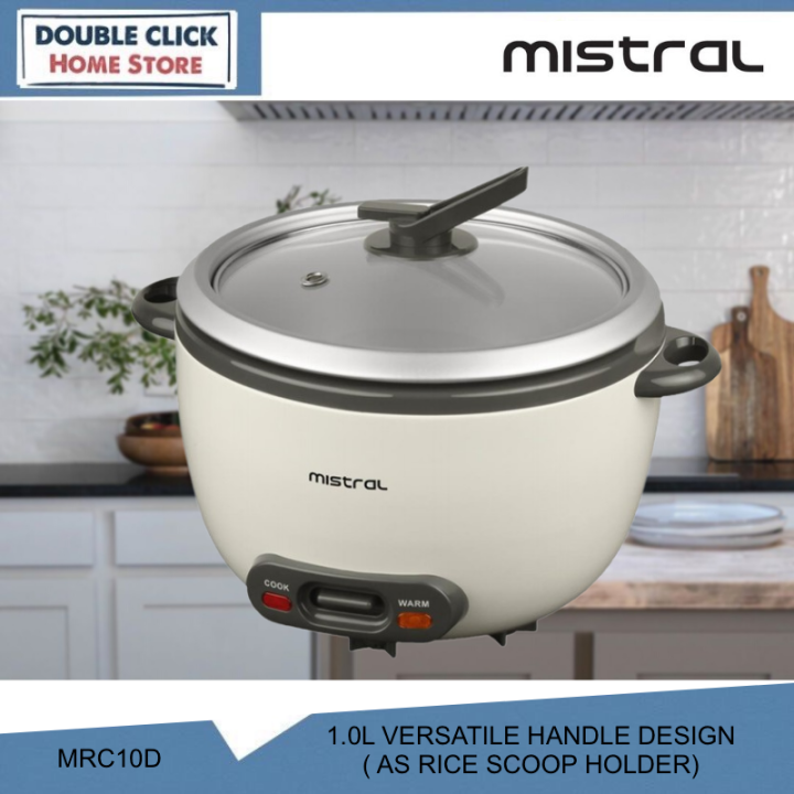 Mistral Rice Cooker MRC10D (1.0L) Lazada