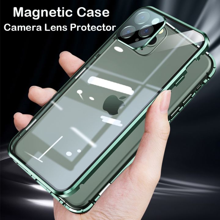 enjoy-electronic-magnetic-wireless-charging-case-for-iphone-13-pro-max-12-11-14-plus-metal-bumper-camera-protector-tempered-glass-phone-cover